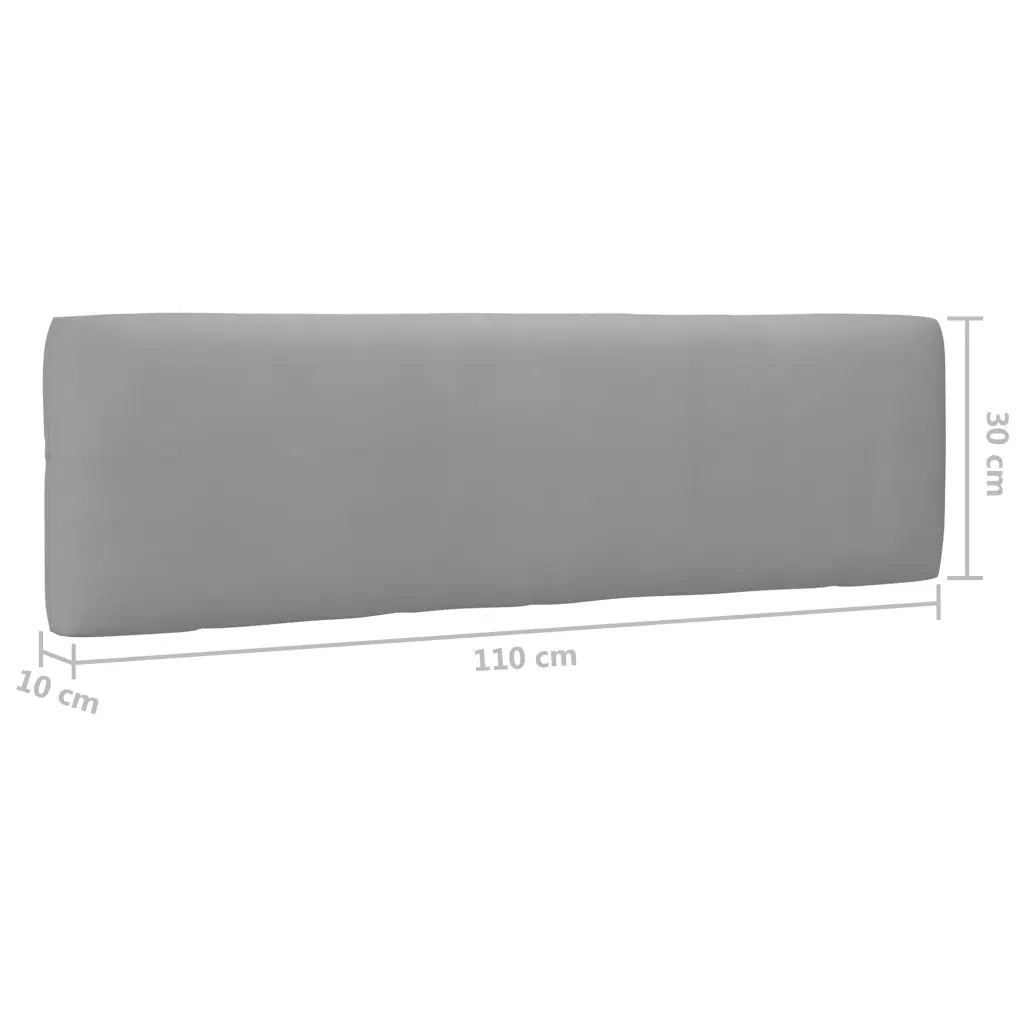 Set Divani in Pallet con Cuscini 4 pz in Pino Impregnato Bianco 3066711