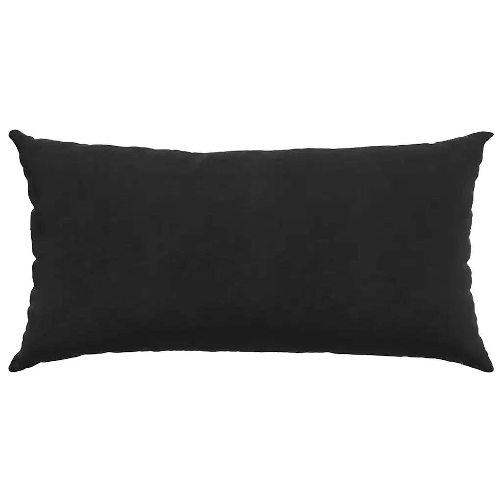 Cuscini da Divano 2 pcs Nero 80 x 40 cm Tessuto in Cords 42013719