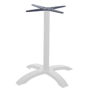Base tavolo alluminio Alan bianco quadro cm 52x52h72