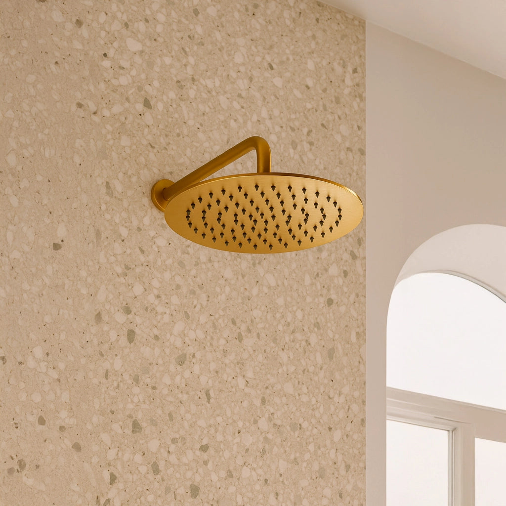 Sined Soffione levante 30 inox Oro Soffione Doccia Inox 30cm By Sined Eleganza Durabilita e Design Moderno Per Un Bagno Da Sogno Acquisto Sicuro e Consegna Veloce