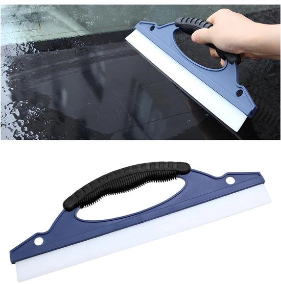 Trekker in Silicone - Spazzolino in Silicone - Per Finestre - Ramen - Specchi - Compacto - 30 x 9 cm - Pulitore di Finestre