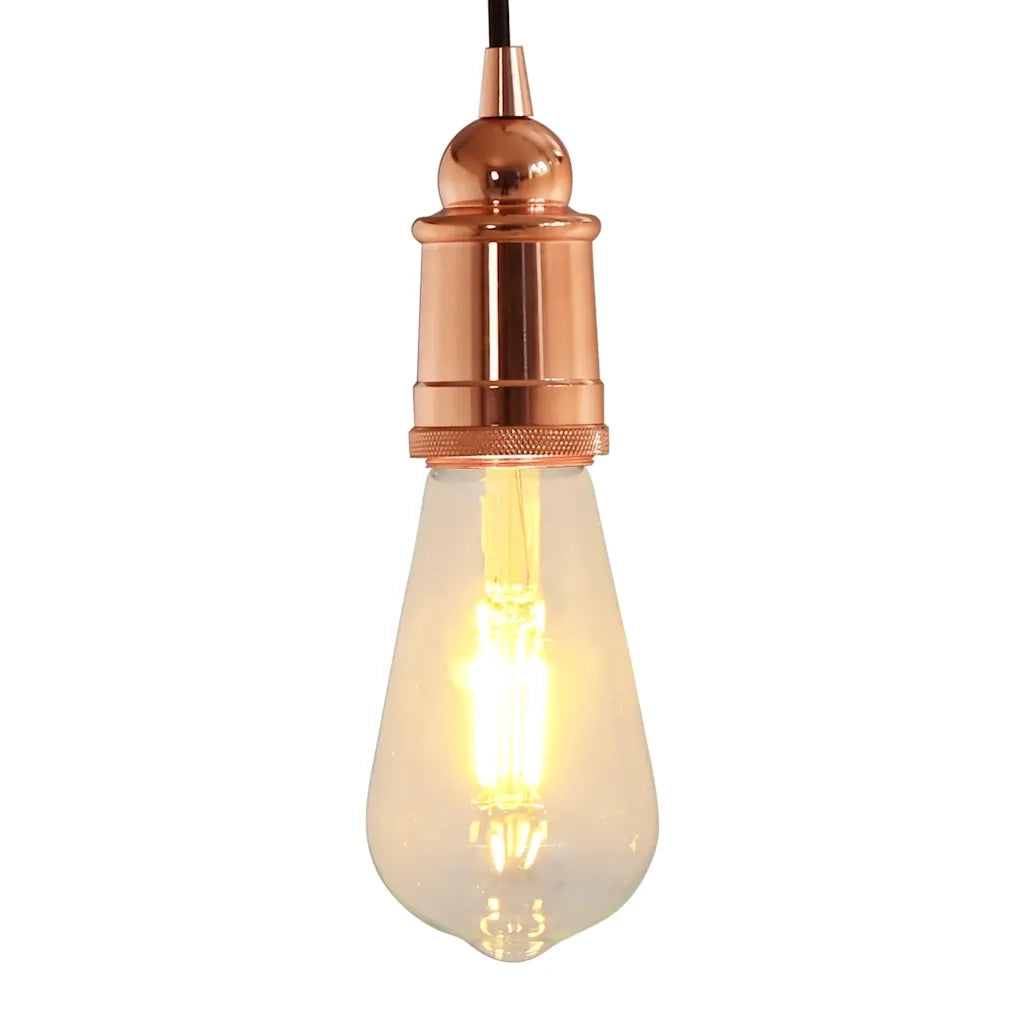 Portalampada 2 pz Oro Rosa E27 4106541