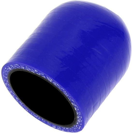Slangmondstuk in Silicone - Versterkt Plug Tip - Diametro Interno 28 mm - Lunghezza 30 mm - Resistente a Temperatura fino a 300 ℃ - Nero/Blu - Slangopzetstuk