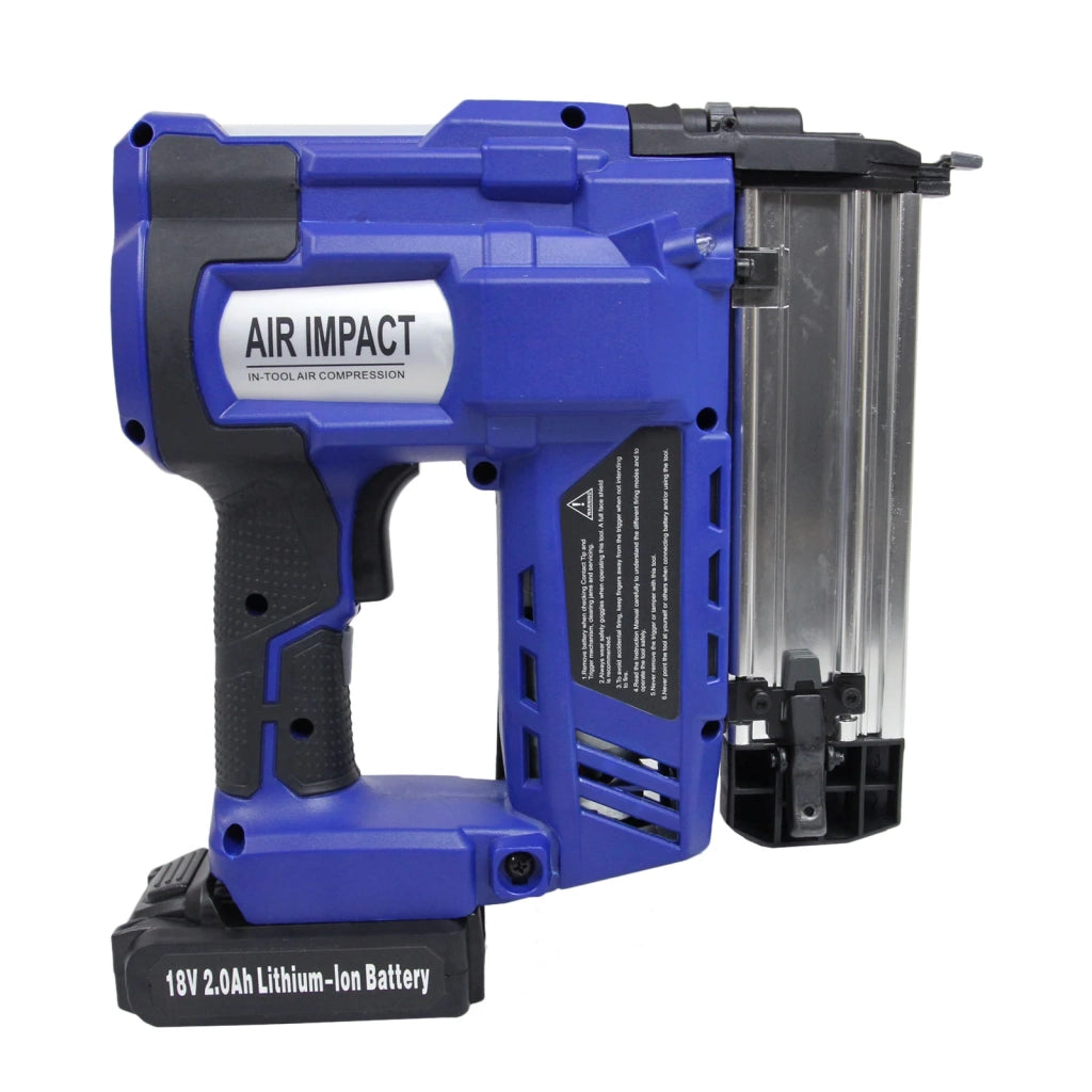 Pistola Sparachiodi Graffettatrice Pneumatica 2 in 1 18V Senza Fili con Batteria
