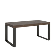 Tavolo allungabile 90x180/284 cm Tekno Noce telaio Antracite