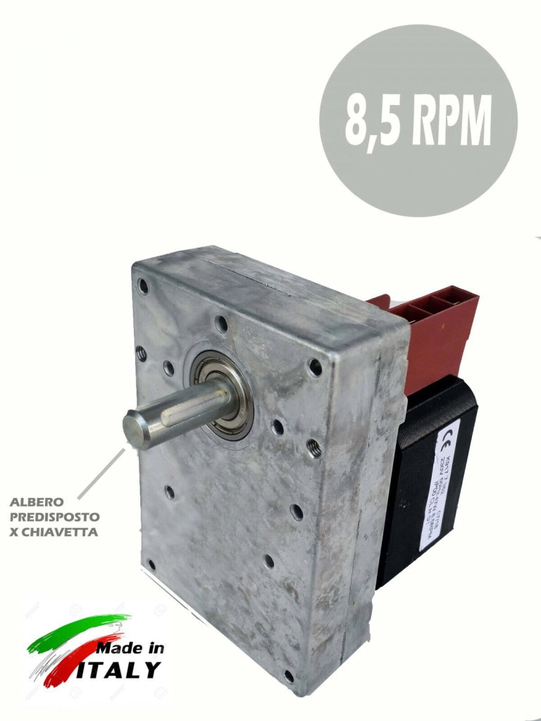 Ricambistufeapellet MOTORIDUTTORE PELLET KENTA K9177352 k9177355 8.5 RPM 230V 50W CON PERNO NUOVO X JOLLY MEC
