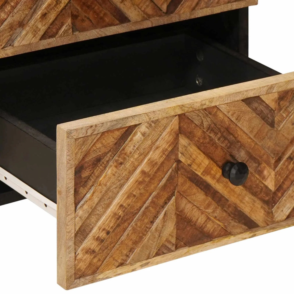 Comodino con cassetto 2 pcs Marrone 40 x 33,5 x 46 cm 4018915