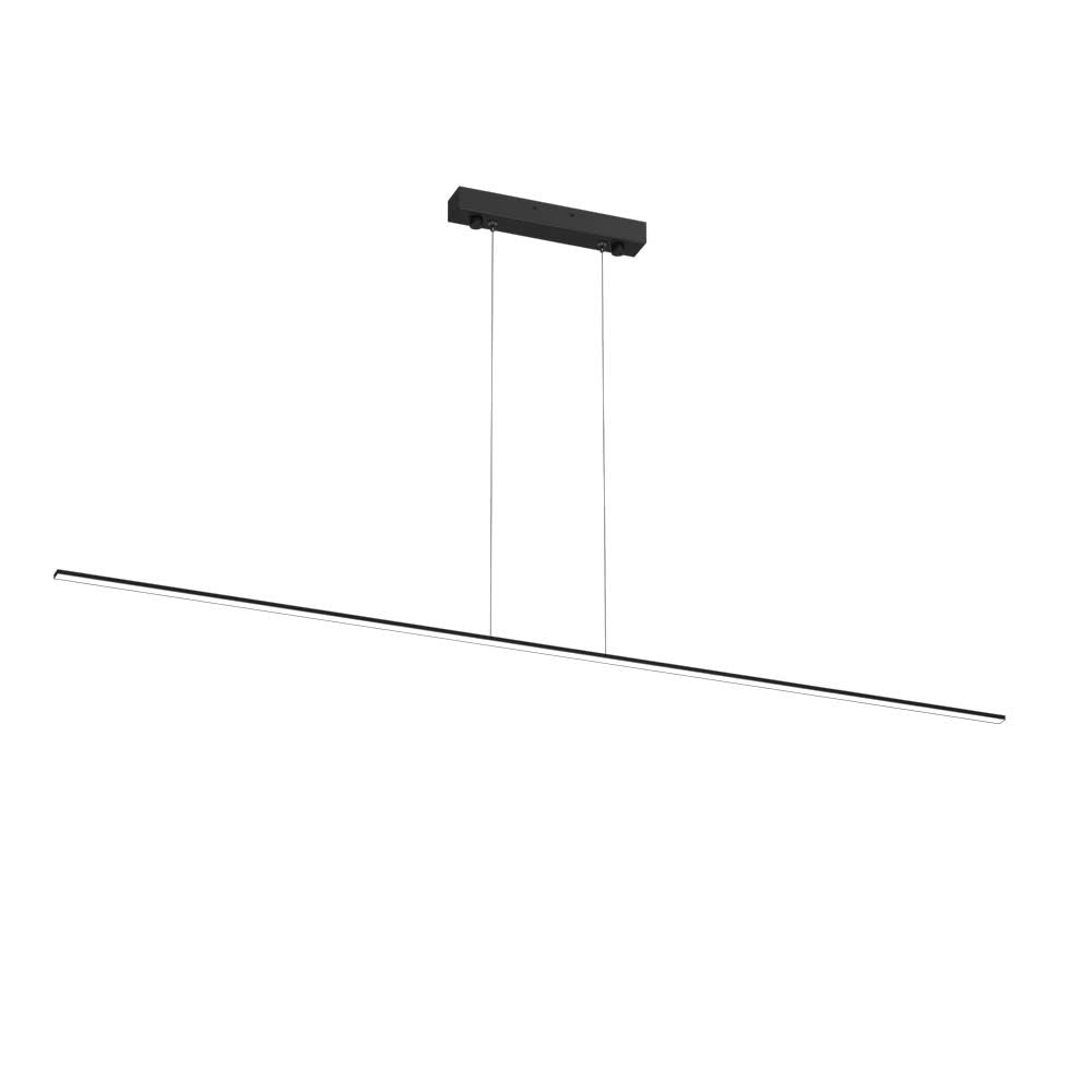 Lampada a sospensione Slim nera 120cm LED 12W 3000K Brosline