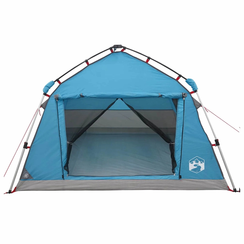 Tenda istantanea resistente all'acqua 4 persona Blu 42042271