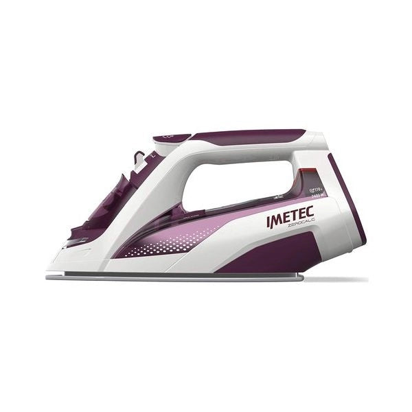 Imetec zerocalc z3 3900 ferro da stiro a secco e a vapore ceramica viola, bianco 2400 w - 9245