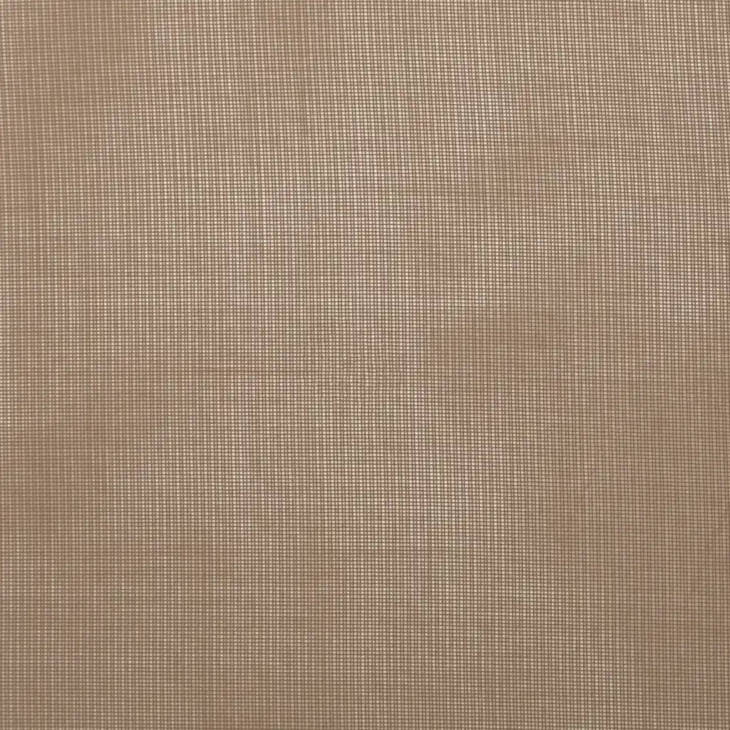 Tende in Voile con Occhielli 2 pz Marrone Chiaro