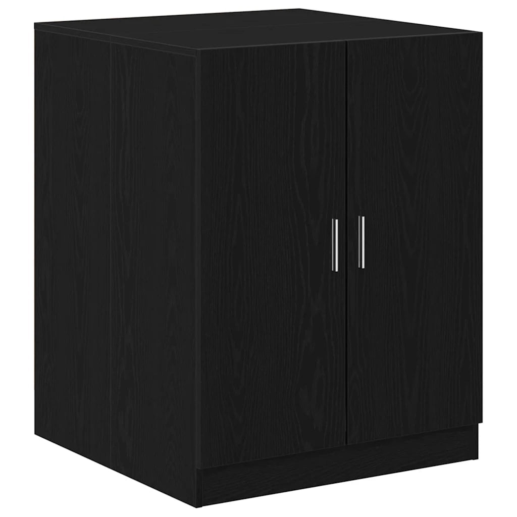Armadio per Lavatrice Rovere Nero 70,5 x 71,5 x 91,5 cm 862667