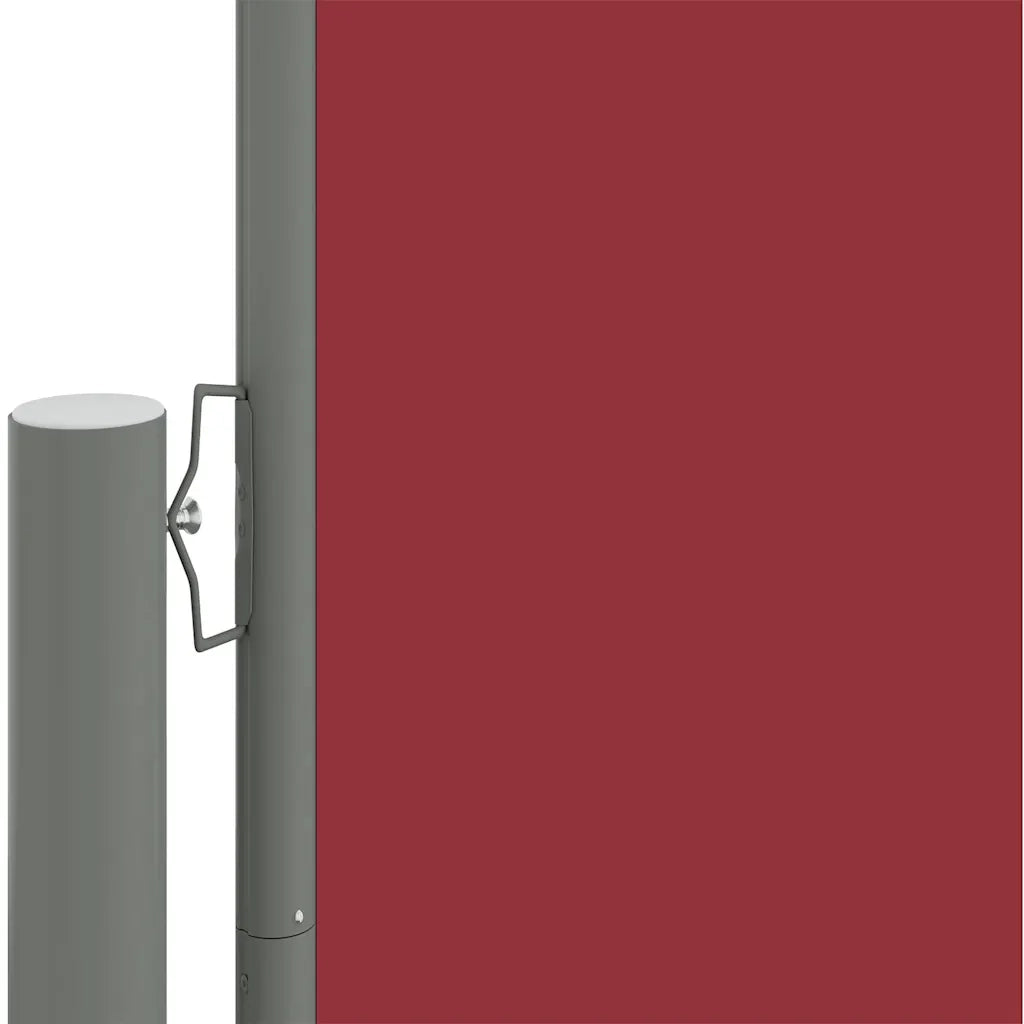 Tenda da Sole Laterale Retrattile Rossa 220x1000 cm 318053