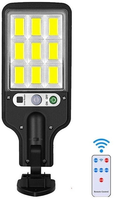 Illuminazione stradale esterna LED con sensore e pannello