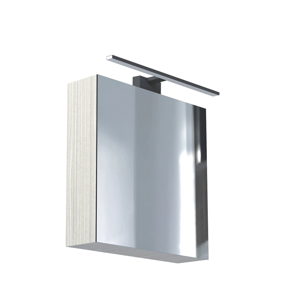 Applique specchio CEZANNE LED 8W nera IP44 Nowodvorski