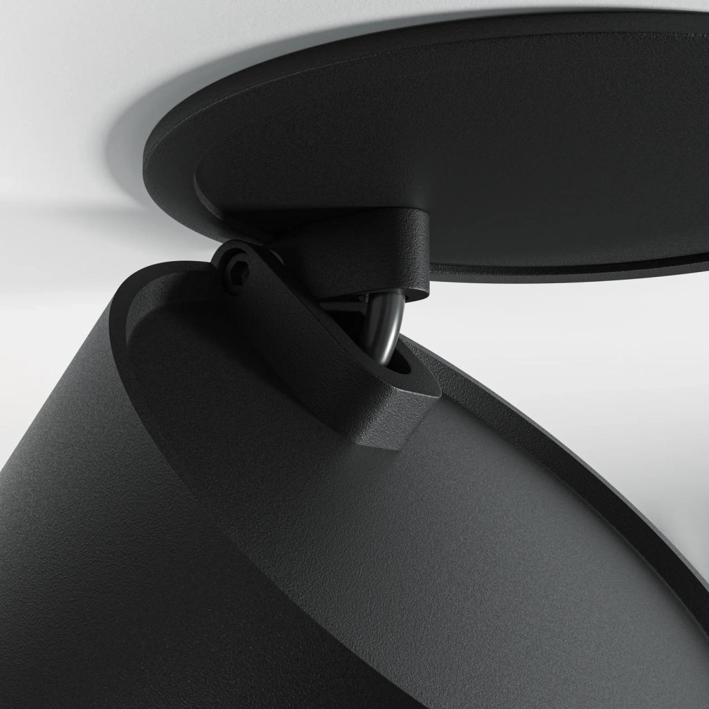 Maytoni Faretto Onda 1 luce LED integrato nero alluminio