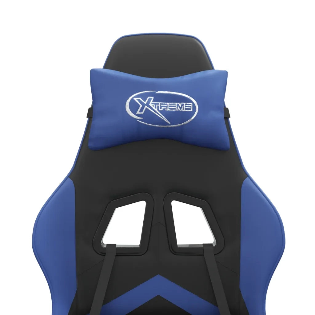 Sedia da Gaming Nera e Blu in Similpelle 3143890