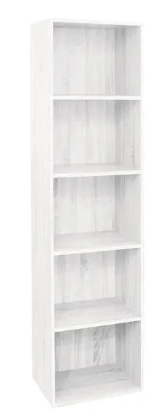 LIBRERIA 40X29X172H BIANCO FRASSIN.