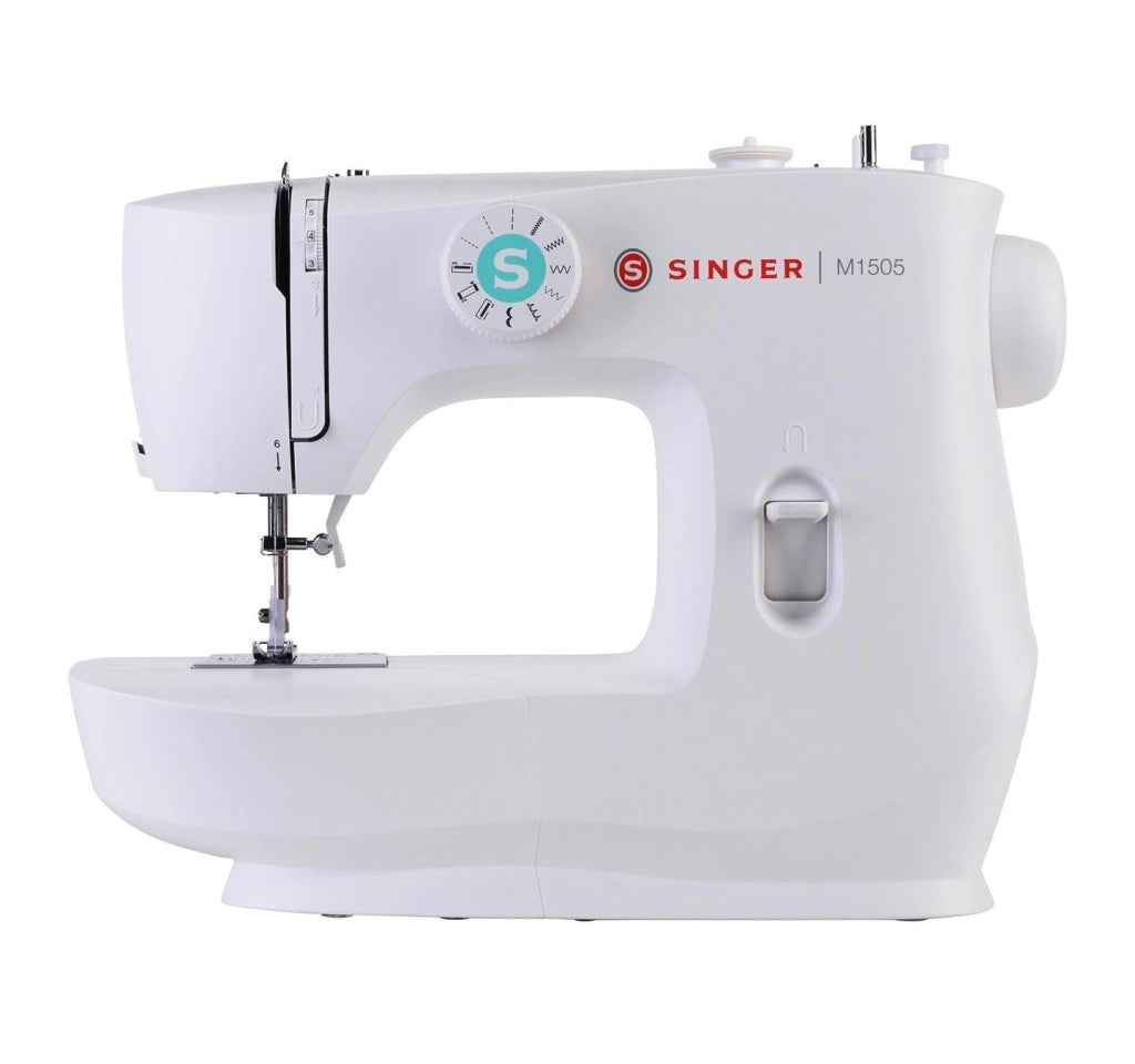 Singer M1505 Macchina da Cucire Elettrica 6 Punti Asola Automatica 4 Tempi Braccio Libero colore Bianco