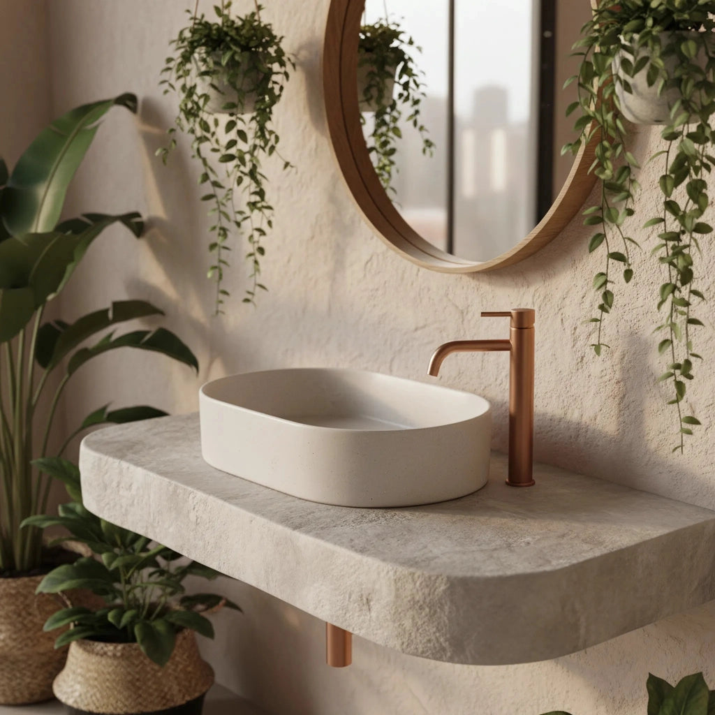 Lavabo Da Appoggio Rea Nadia 60 Sandy