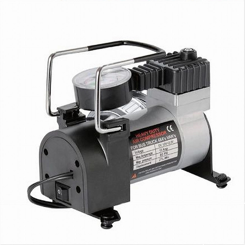 Trade Shop - Compressore D'aria A 12v 120psi 35l/min Per Auto Cavo 4mt Professionale Co-ar05 -