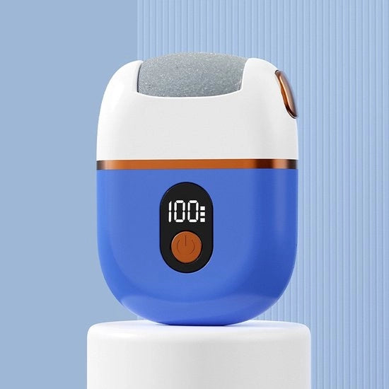 Pedicure elettroterapia, apparecchio pedicure elettrico con display digitale, 3 velocità regolabili, adatto per il rimozione delle cellule epiteliali morte, eccesso di eletto e pelle secca e screpolata.
