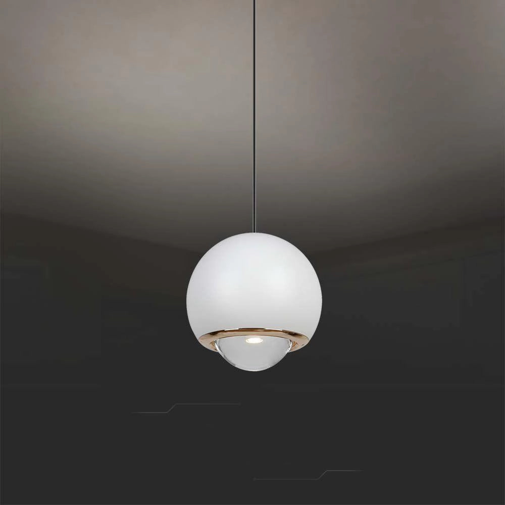 Lampada sospensione sfera bianca LED 6W 3000K V-TAC