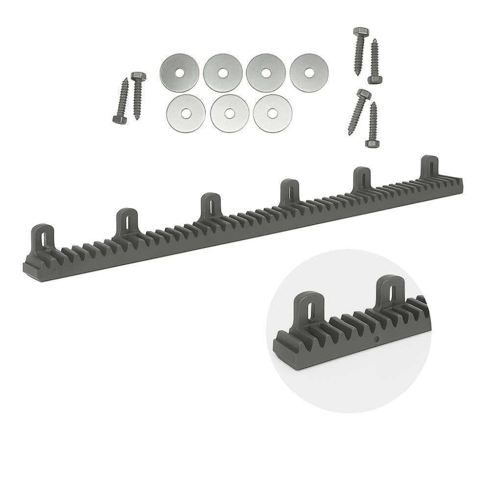 Cremagliera vds 216/1 nylon rinforzato per cancelli scorrevoli automatizzati