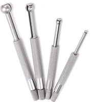 Set di Misuratore di Fori Telescopico 3-13mm - Misuratore di Fori in Acciaio - 4 Pezzi - Utile per la Misurazione di Piccoli Fori - Attrezzatura di Fai da Te