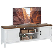 Mobile TV ¨C Minimal ¨C bianco marrone 140 cm