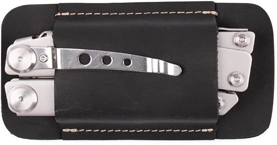Zacca portamessins con cuscino in PU resistente - Ripiegabile portamessins con cintura antiscivolo - Leggero EDC - Adatto per coltelli da tasca - Design elegante