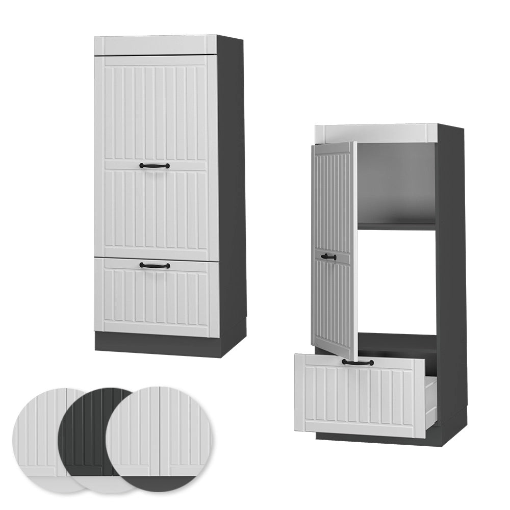 Vicco Set mobili bagno Bianco casa di campagna 60 cm