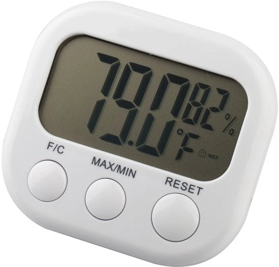 Termometro LCD con Display Grande 

Specifica tecnica: 
- Modello: TG-1234
- Risoluzione: 128x64 pixel
- Temperatura misurabile: -20°C a 100°C
- Accuratezza: ± 0,5°C
- Batteria: 2 x AAA