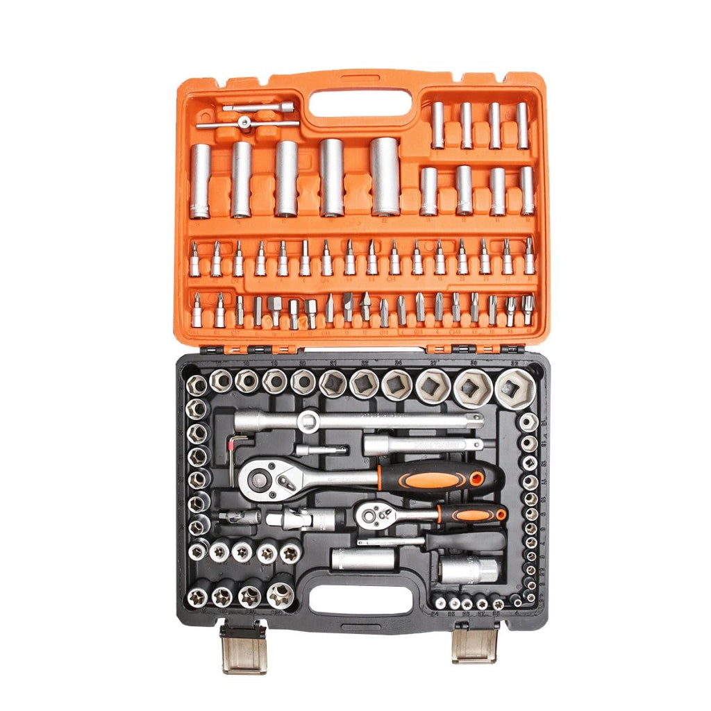 Set di chiavi a cricchetto da 108 pezzi KIT Chiavi A Bussola Cricchetto Cacciavite 108 pezzi