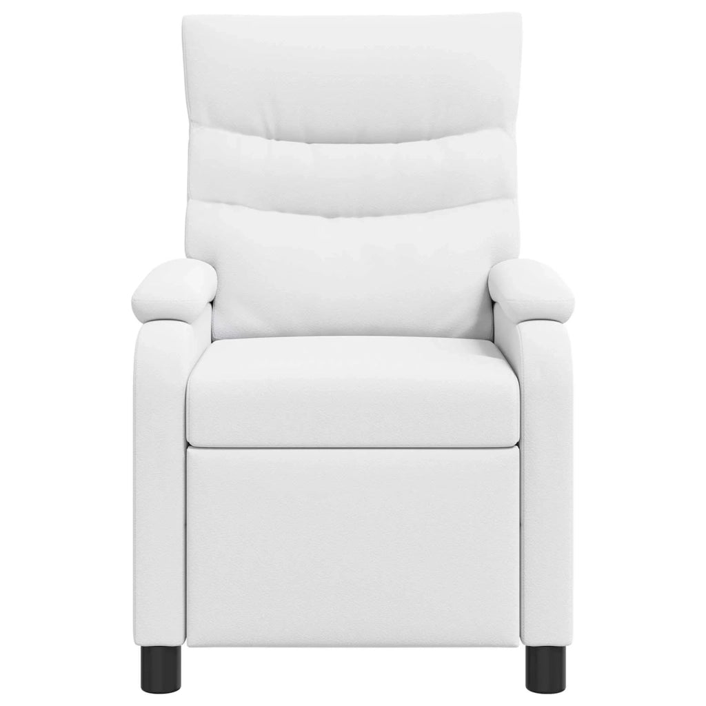 Poltrona Massaggiante Bianco Similpelle 42034908