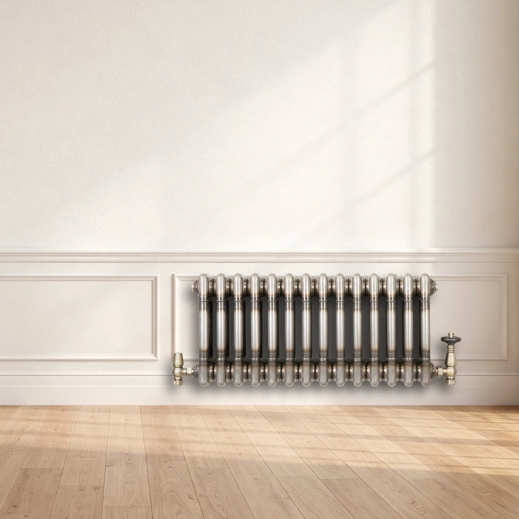 Radiatore 3 Colonne Orizzontale Metallo Grezzo 300 x 650 mm TRV