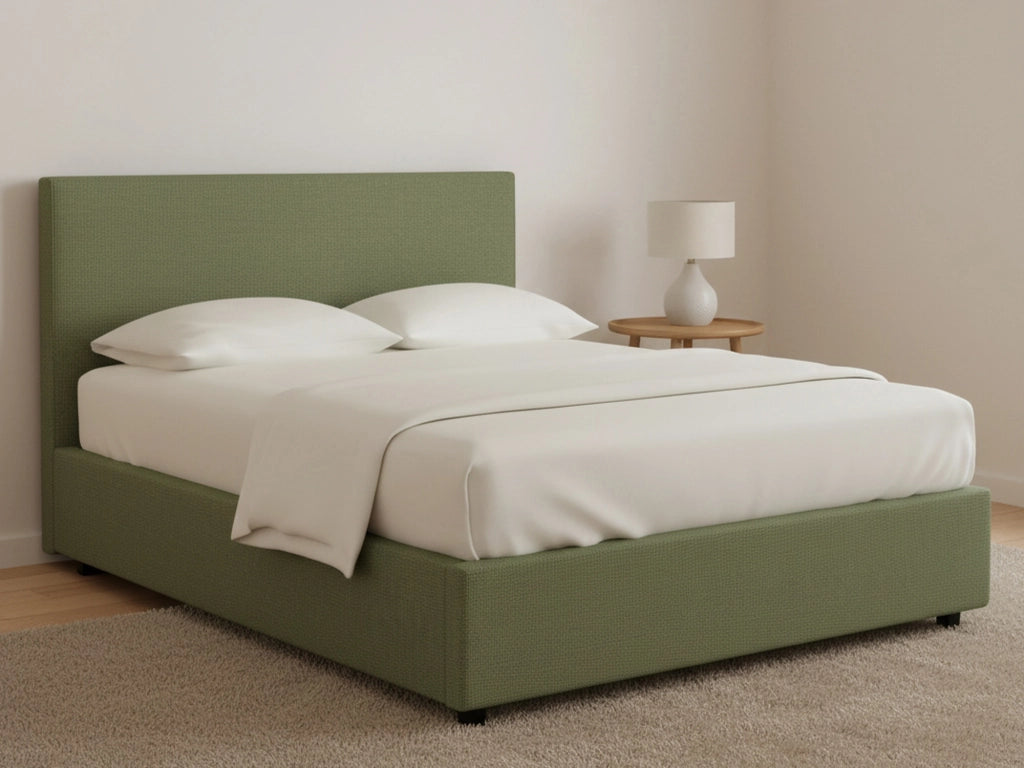 Carlisle, Letto Piazza e Mezza Sfoderabile Made in Italy, Verde
