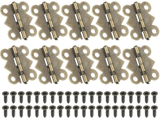 Sistema di chiusura per cassetti in legno, 3/4 pollici, 10 pezzi, 180 gradi, mini viti a coda di rondine, hardware per cassetti in legno, 40 viti, per cassetti in legno, cassetti in legno, lavello, ambra.