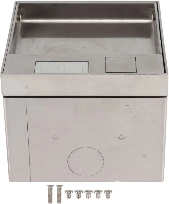 Contatto di terra per pavimento - Impermeabile - Ingresso in incasso - AC 250V - Sicuro per interni ed esterni - Ideale per ufficio e scuola