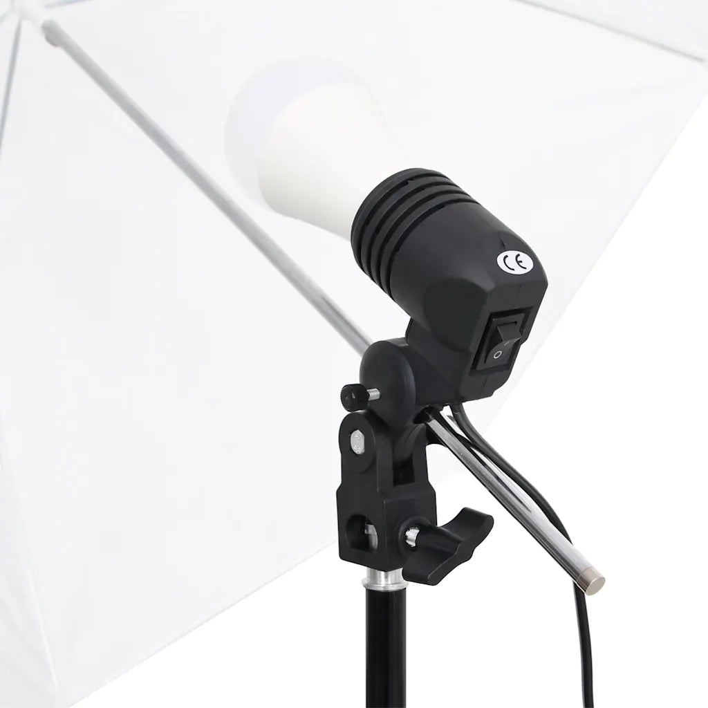 Kit per Studio Fotografico con Set Luci, Fondale e Riflettore 3094660