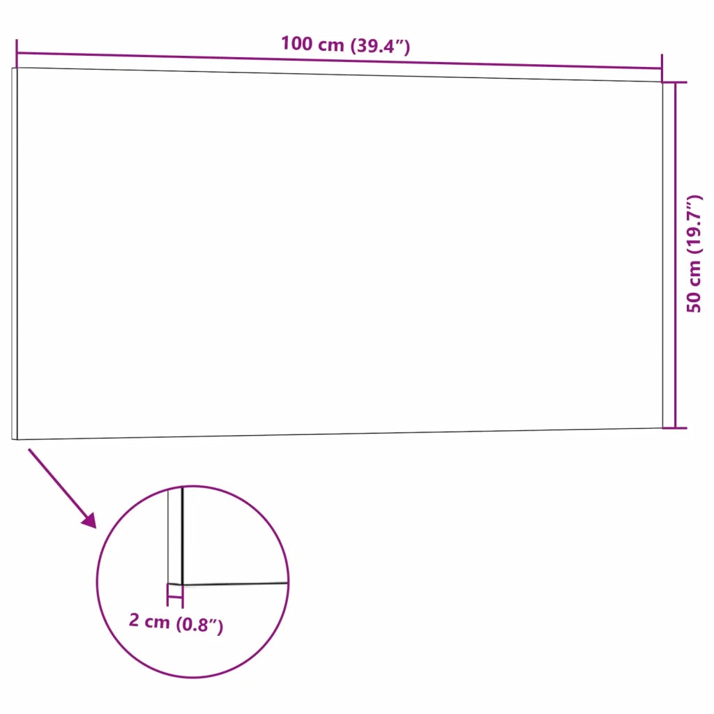 Pannelli da parete 10 pcs Grigio chiaro e bianco 100 x 50 cm 42046106