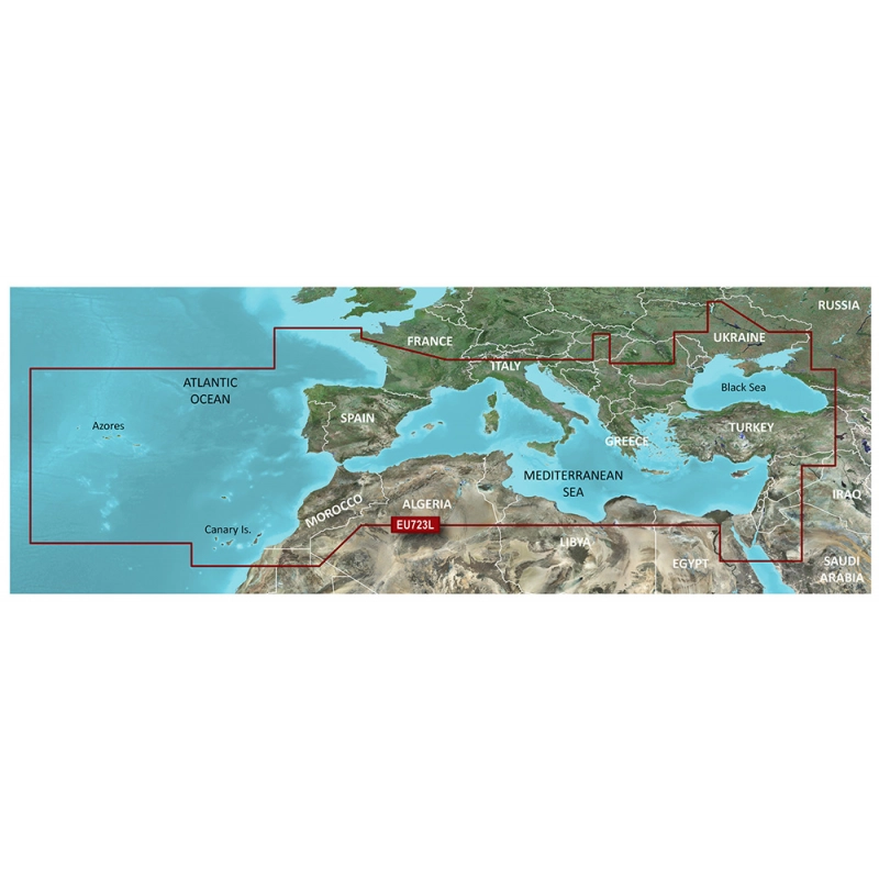 CARTOGRAFIA VEU723L MAR MEDITER. LARGE EU723L MEDITERRANEAN SEA