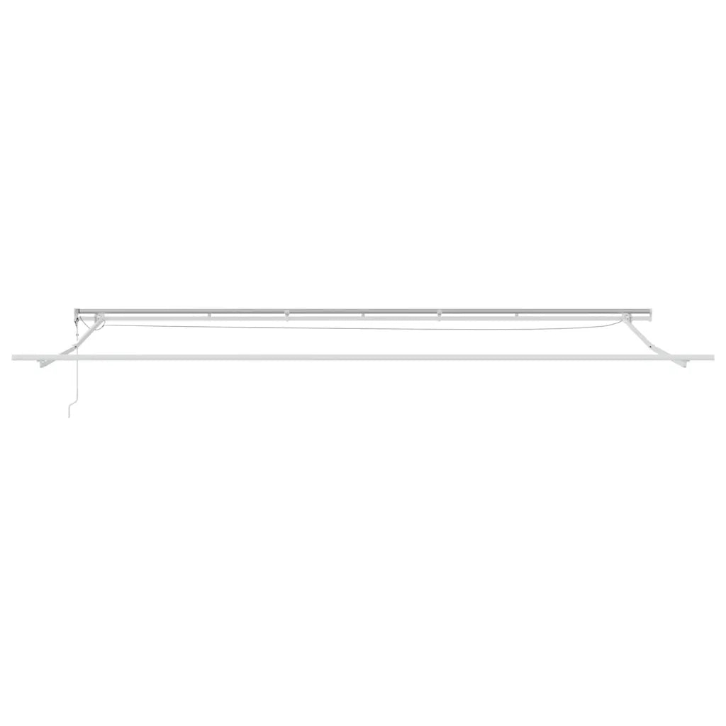 Tenda Retrattile Arancione e Marrone 600 × 300 cm 3331592