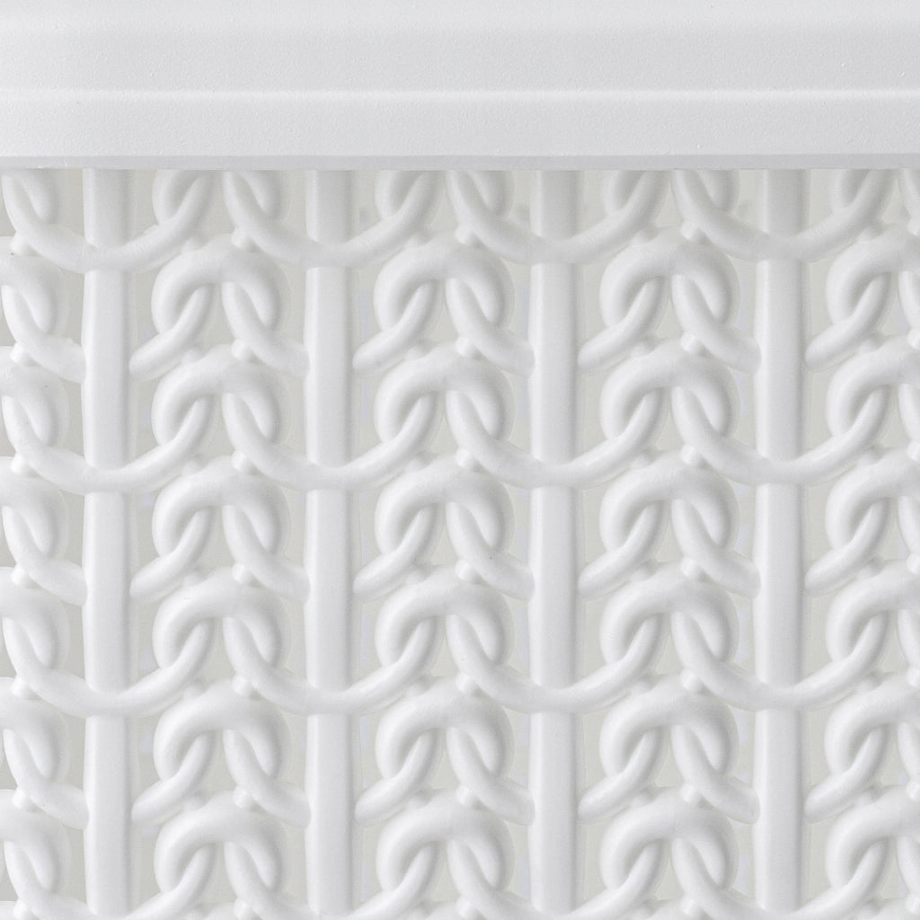 Set di 2 cestini organizer KADAX da 6 litri con coperchio.