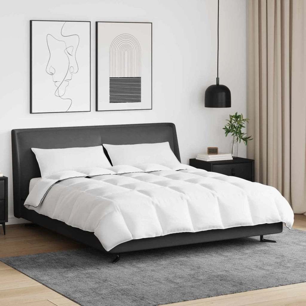 Duvet Invernale con cuscino 3 pcs Bianco Piuma d'anatra 3376902
