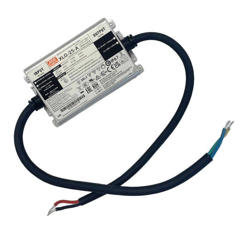 MW MEAN WELL XLG-25-A Led Driver Corrente Costante 700mA 22-54V 25W IP67 Input 220V e 110V