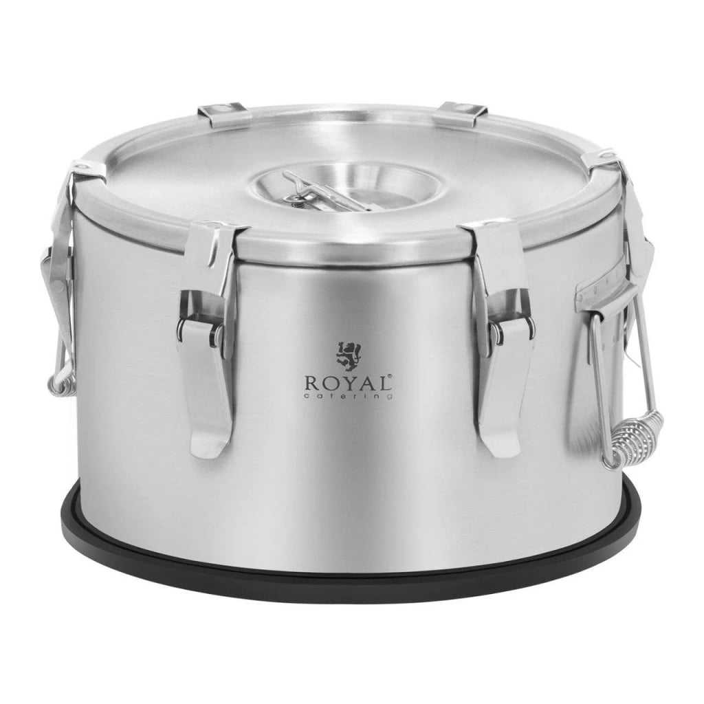 Contenitore isolato da 10 litri acciaio inox spazzolato 14_0001143