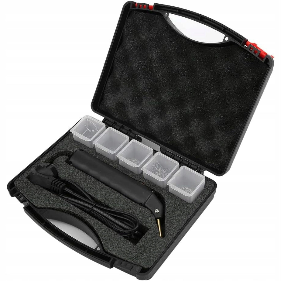Graffettatrice per Plastica 100W con 205 Graffette – Design Ergonomico, LED, Valigetta
