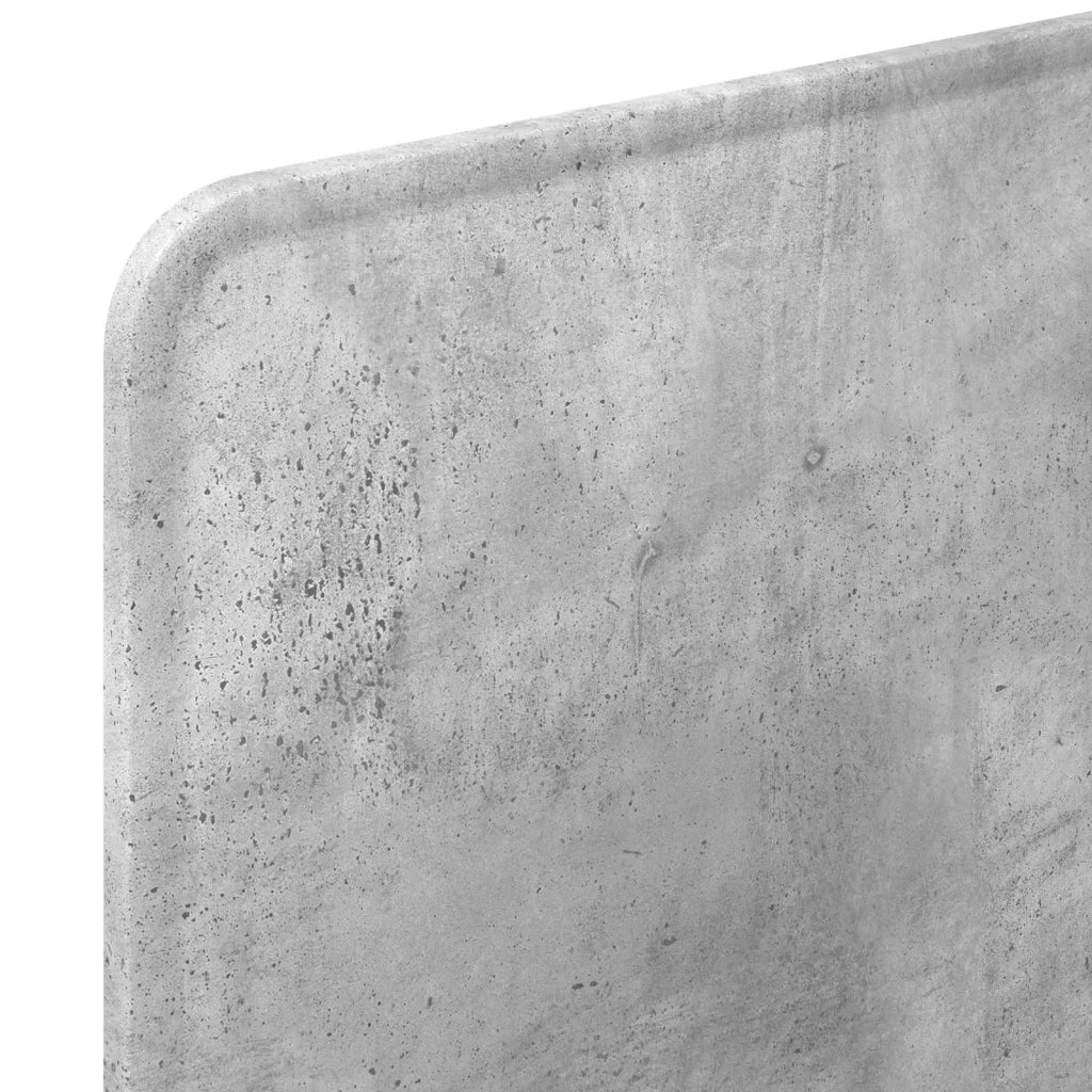 Testiera | Testata Grigio cemento Legno multistrato