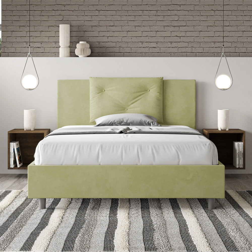 Letto Matrimoniale 160x200 cm Senza Rete Appia Tè Verde